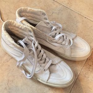 White High Top Vans
